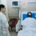আহত খগেন মুর্মুকে দেখতে গেলেন মুখ্যমন্ত্রী