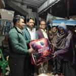 আল-আমীন প্রত্যয় ফাউন্ডেশনের উদ্যোগে শীতার্তদের কম্বল বিতরণ