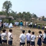 আন্তর্জাতিক মাতৃভাষা দিবস উদযাপনে জি-প্লটের আদিবাসী শিশুরা 