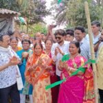 ময়দায় কংক্রিটের রাস্তা ও কবরস্থানের প্রাচীর নির্মাণের সূচনা, উপস্থিত জয়নগরের বিধায়ক