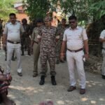 ইলামবাজার থানার পক্ষ থেকে জঙ্গলমহলে রুটমার্চ 