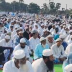 চালতাবেড়িয়া ঈদগাহ ময়দানে লক্ষাধিক মানুষ পড়লেন ঈদের নামাজ
